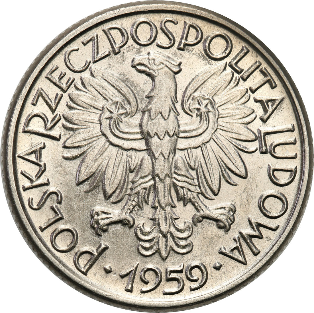PRL. PRÓBA Nikiel 2 złote 1959 Jagody - Rzadkie